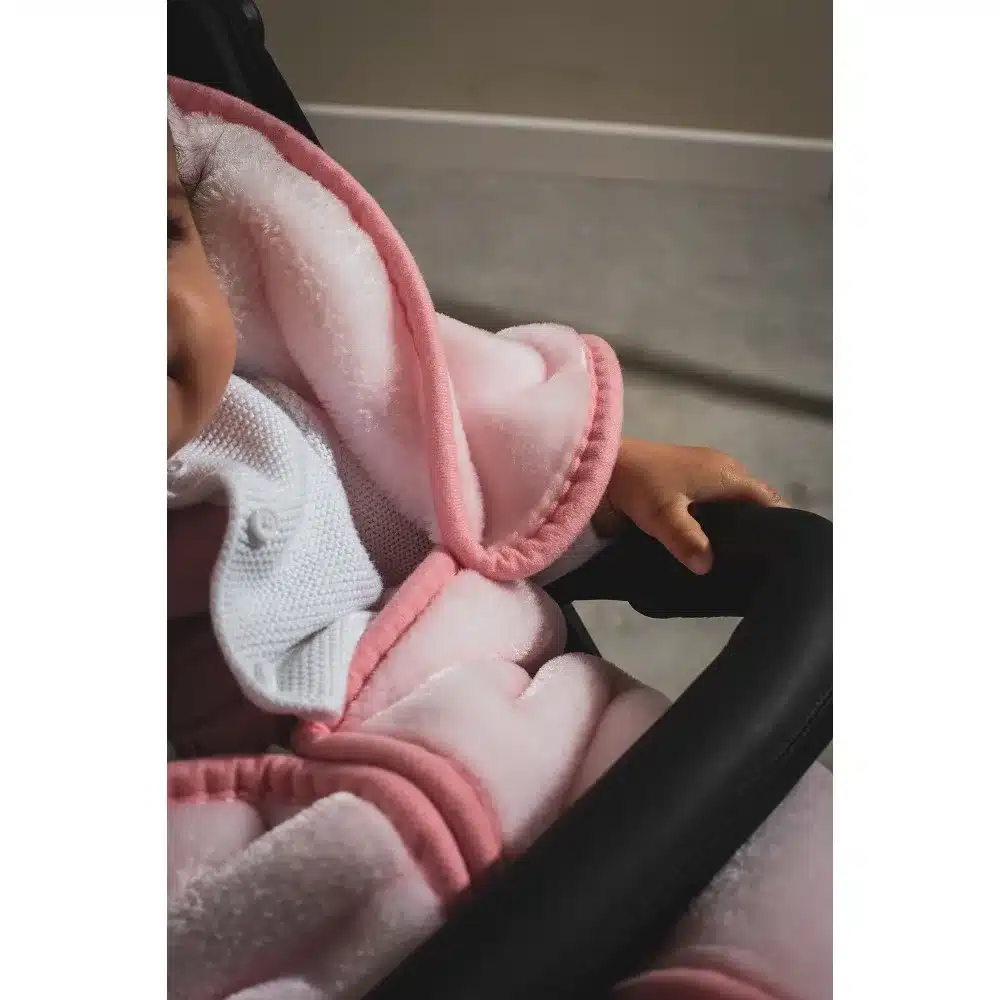 одеяло кокон 3в1 розовый 80*90см Interbaby Испания — изображение 5