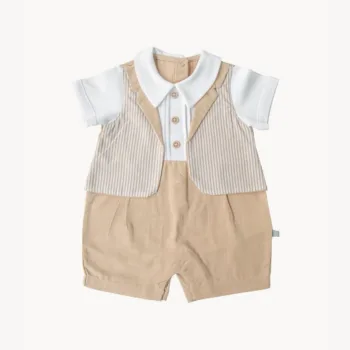 ромпер для мальчика из органик хлопка Kitikate S58945